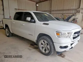 2020 Ram 1500 Lone Star with VIN 1C6RREFT7LN361686, listed as a Copart auction lot 59579555 with 74,421 mi miles and Salvage title. Bid and sale history available at DreamBid. Image 4.