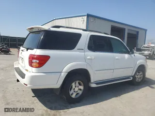 2001 Toyota Sequoia Limited with VIN 5TDBT48A71S016439, listed as a Copart auction lot 49149275 with 0 mi miles and Salvage Title. Bid and sale history available at carsss.com. Image 3.