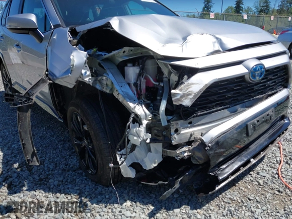 2022 Toyota RAV4 Hybrid SE with VIN 4T3T6RFV7NU100943, listed as a IAAI auction lot 42621376 with 22,543 mi miles and . Bid and sale history available at DreamBid. Image 6.