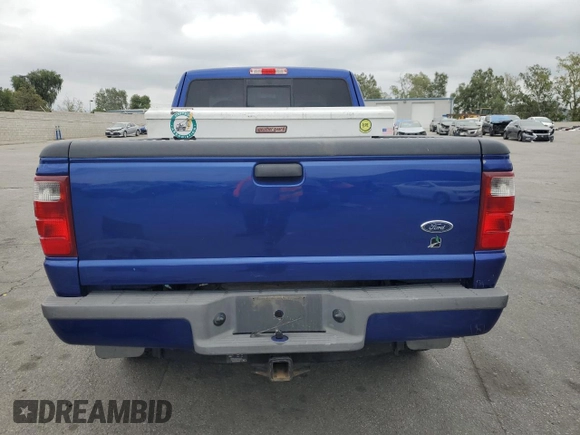 2003 Ford Ranger XL Fleet with VIN 1FTYR44V73PB03210, listed as a Copart auction lot 53499305 with 166,212 mi miles and Salvage title. Bid and sale history available at DreamBid. Image 6.