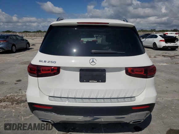 2023 Mercedes-Benz GLB 250 z VIN W1N4M4GBXPW319717, wystawiony jako Copart lot #51166105 z przebiegiem 20 803 mil mil oraz Szkoda całkowita • Salvage title. Historia ofert i sprzedaży dostępna na DreamBid. Obrazek 6.