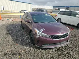 2017 Kia Forte LX with VIN 3KPFK4A70HE081673, listed as a Copart auction lot 88950605 with 0 mi miles and Salvage Title. Bid and sale history available at carsss.com. Image 13.