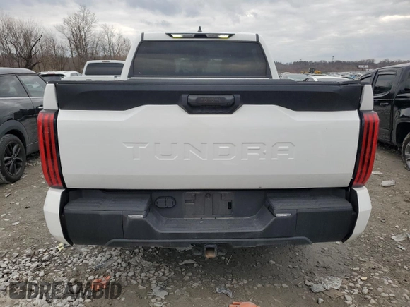2024 Toyota Tundra 2WD SR with VIN 5TFKB5AB6RX035856, listed as a Copart auction lot 50875855 with 23,729 mi miles and Salvage Title. Bid and sale history available at carsss.com. Image 6.