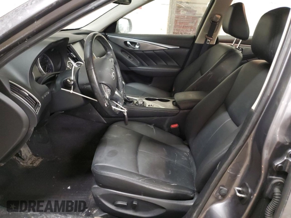 2015 Infiniti Q50 Sport with VIN JN1BV7AR5FM407039, listed as a Copart auction lot 45882655 with 99,813 mi miles and Salvage title. Bid and sale history available at DreamBid. Image 7.