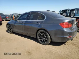 2015 BMW 3 Series 335i with VIN WBA3A9C57FK473104, listed as a Copart auction lot 54974185 with 112,370 mi miles and Salvage title. Bid and sale history available at DreamBid. Image 2.