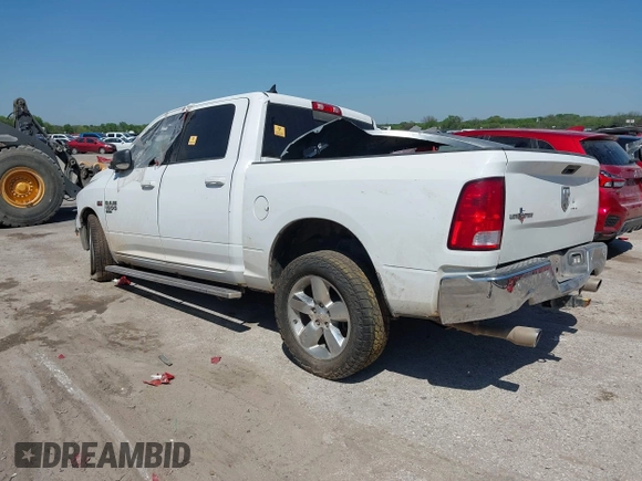 2019 Ram 1500 Classic Lone Star with VIN 1C6RR6LT3KS549552, listed as a IAAI auction lot 36299611 with 1 mi miles. Bid and sale history available at carsss.com. Image 3.