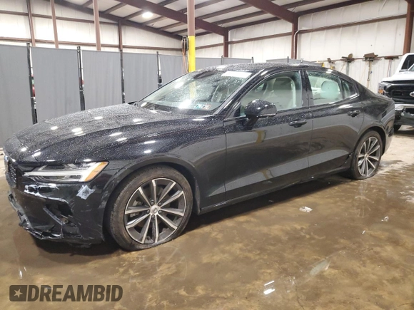 2021 Volvo S60 Momentum with VIN 7JR102TZ8MG108875, listed as a Copart auction lot 63189635 with 37,485 mi miles and Salvage title. Bid and sale history available at DreamBid. Image 1.