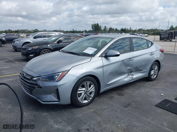 2020 Hyundai Elantra Value Edition with VIN 5NPD84LF4LH605227, listed as a IAAI auction lot 41536543 with 54,519 mi miles. Bid and sale history available at carsss.com. Image 17.