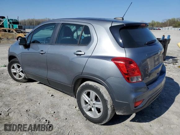 2020 Chevrolet Trax LS with VIN 3GNCJKSB4LL157839, listed as a Copart auction lot 48730334 with 53,896 mi miles and Salvage Title. Bid and sale history available at DreamBid. Image 2.