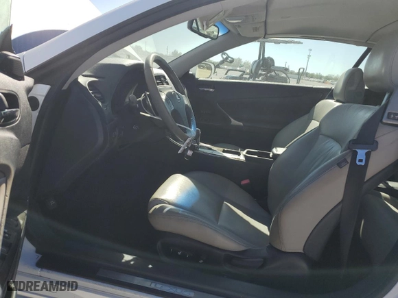 2011 Lexus IS 250C with VIN JTHFF2C20B2518102, listed as a Copart auction lot 83483484 with 91,023 mi miles and Salvage Title. Bid and sale history available at carsss.com. Image 7.