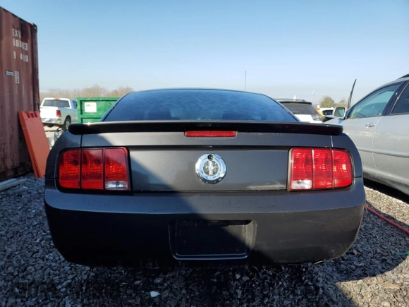 2007 Ford Mustang Deluxe with VIN 1ZVFT80N675333924, listed as a Copart auction lot 48516165 with 169,279 mi miles and Salvage Title. Bid and sale history available at carsss.com. Image 6.