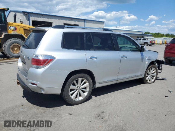 2011 Toyota Highlander Limited with VIN JTEDC3EH5B2000605, listed as a Copart auction lot 58140835 with 186,280 mi miles and Salvage title. Bid and sale history available at DreamBid. Image 3.