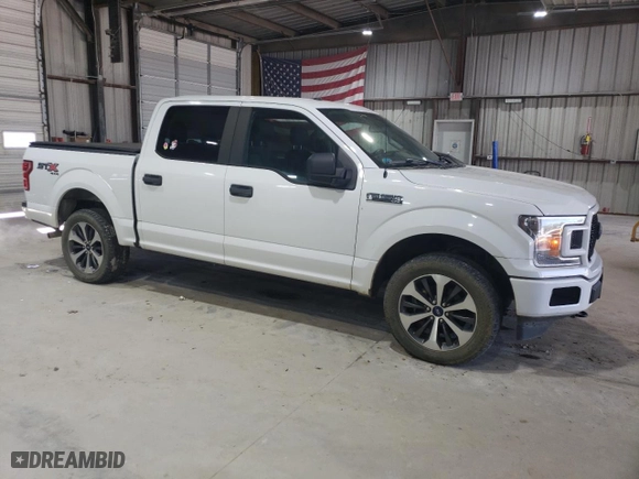 2019 Ford F-150 XL with VIN 1FTEW1E53KFA33329, listed as a Copart auction lot 52107625 with 245,109 mi miles and Clean Title. Bid and sale history available at carsss.com. Image 4.