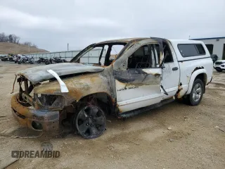 2004 Dodge 1500 SLT with VIN 1D7HU18D74S582361, listed as a Copart auction lot 52165305 with Not Provided miles and Non Repairable. Bid and sale history available at carsss.com. Image 1.