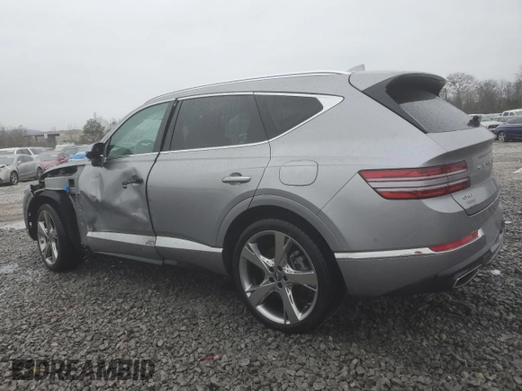 2022 Genesis GV80 с VIN KMUHBDSB8NU096461, выставлен на аукционе Copart как лот 44605835 с пробегом 25 088 миль миль и Списание • Salvage title. История ставок и продаж доступна на DreamBid. Изображение 2.