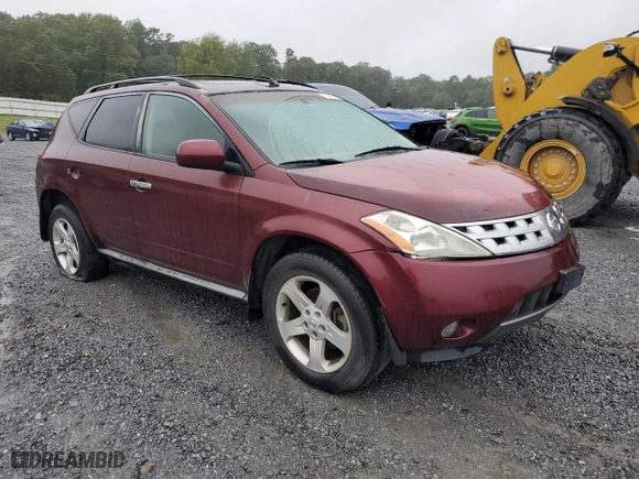 2005 Nissan Murano SL with VIN JN8AZ08T55W321467, listed as a Copart auction lot 71880514 with 127,320 mi miles and Salvage Title. Bid and sale history available at carsss.com. Image 4.