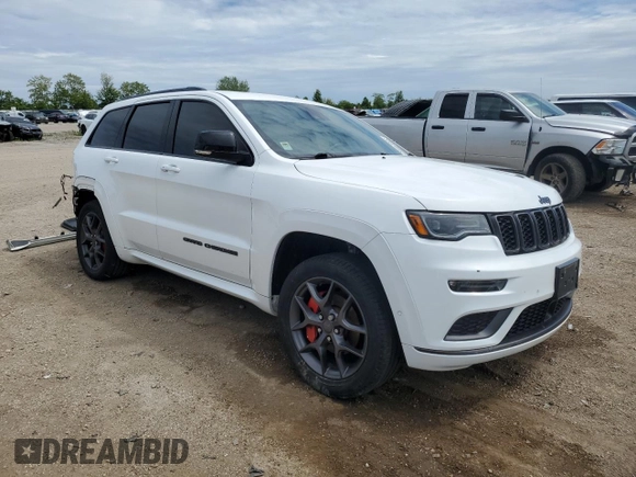 2020 Jeep Grand Cherokee Limited X z VIN 1C4RJFBG0LC201787, wystawiony jako Copart lot #58029885 z przebiegiem 40 492 mil mil oraz Szkoda całkowita • Salvage title. Historia ofert i sprzedaży dostępna na DreamBid. Obrazek 4.