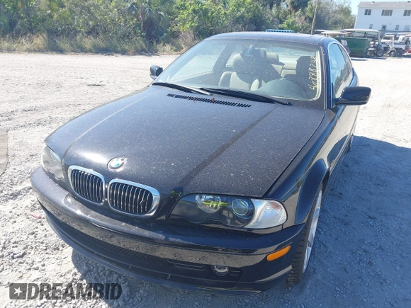 2002 BMW 3 Series 325Ci with VIN WBABN33442PG55962, listed as a IAAI auction lot 41369217 with 96,003 mi miles and . Bid and sale history available at DreamBid. Image 2.