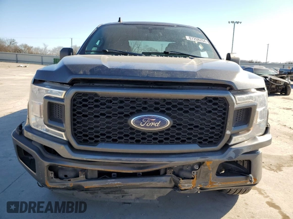 2020 Ford F-150 XL with VIN 1FTEW1CPXLKD42809, listed as a Copart auction lot 87208204 with 104,049 mi miles and Salvage Title. Bid and sale history available at carsss.com. Image 5.