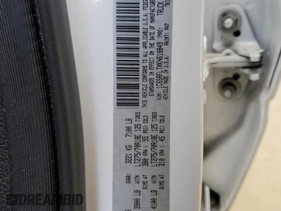 2019 Ram 1500 Rebel z VIN 1C6SRFLTXKN618849, wystawiony jako Copart lot #50419595 z przebiegiem 98 219 mil mil oraz Szkoda całkowita • Salvage title. Historia ofert i sprzedaży dostępna na DreamBid. Obrazek 13.