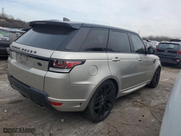 2017 Land Rover Range Rover Sport HSE Dynamic with VIN SALWV2FV2HA679780, listed as a Copart auction lot 43213665 with 0 mi miles and Clean Title. Bid and sale history available at carsss.com. Image 3.