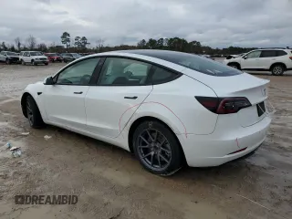 2022 Tesla Model 3 Long Range with VIN 5YJ3E1EB9NF167318, listed as a Copart auction lot 43235155 with 54,167 mi miles and Salvage Title. Bid and sale history available at carsss.com. Image 2.