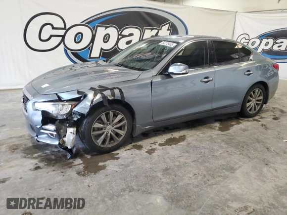 2016 Infiniti Q50 Premium с VIN JN1EV7AP7GM300460, выставлен на аукционе Copart как лот 54276455 с пробегом 75 470 миль миль и Списание • Salvage title. История ставок и продаж доступна на DreamBid. Изображение 1.