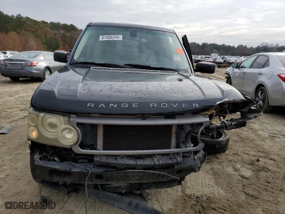 2008 Land Rover Range Rover SC with VIN SALMF13478A269311, listed as a Copart auction lot 81406244 with 167,237 mi miles and Salvage Title. Bid and sale history available at carsss.com. Image 5.