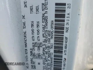 2017 Toyota Tacoma SR z VIN 5TFSX5EN6HX057733, wystawiony jako Copart lot #48013155 z przebiegiem 107 976 mil mil oraz Szkoda całkowita • Salvage title. Historia ofert i sprzedaży dostępna na DreamBid. Obrazek 12.