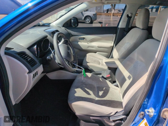2020 Mitsubishi Outlander ES with VIN JA4AP3AU3LU007728, listed as a Copart auction lot 57160025 with 75,295 mi miles and Salvage title. Bid and sale history available at DreamBid. Image 7.