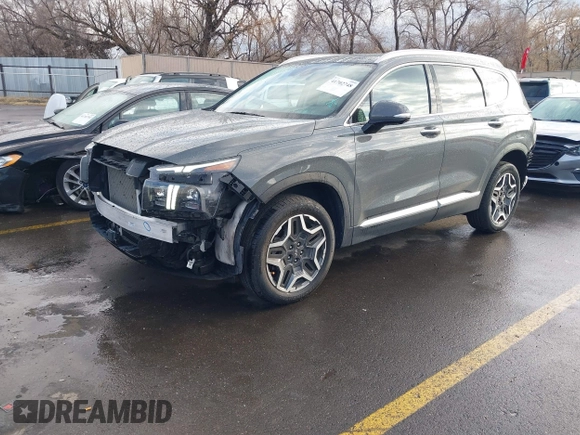 2023 Hyundai Santa Fe Limited with VIN 5NMS4DAL2PH483210, listed as a IAAI auction lot 41702748 with 18,247 mi miles. Bid and sale history available at carsss.com. Image 18.