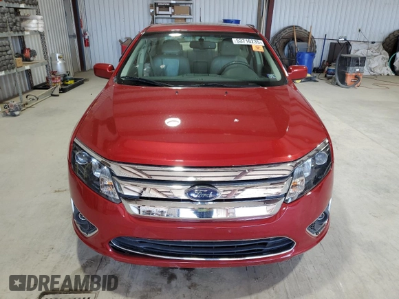 2010 Ford Fusion SEL with VIN 3FAHP0JA9AR260927, listed as a Copart auction lot 53716235 with 92,977 mi miles and Salvage Title. Bid and sale history available at carsss.com. Image 5.