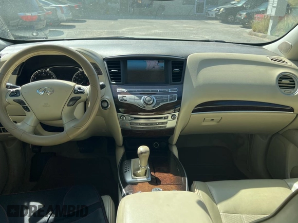 2013 Infiniti JX35 with VIN 5N1AL0MN7DC301687, listed as a Copart auction lot 79215504 with 170,164 mi miles and Clean Title. Bid and sale history available at carsss.com. Image 9.