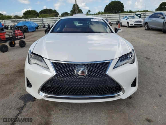 2019 Lexus RC with VIN JTHHZ5BC0K5021111, listed as a Copart auction lot 77347894 with NaN miles and Salvage Title. Bid and sale history available at carsss.com. Image 5.