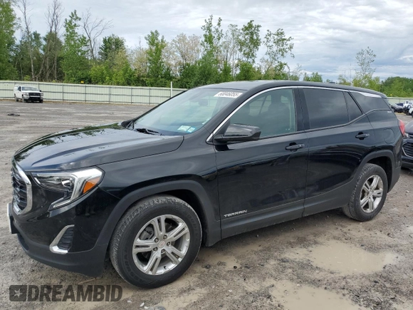 2020 GMC Terrain SLE with VIN 3GKALMEV3LL240369, listed as a Copart auction lot 60046055 with 112,884 mi miles and Salvage title. Bid and sale history available at DreamBid. Image 1.