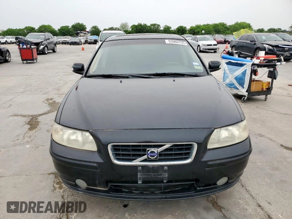 2007 Volvo S60 2.5L Turbo with VIN YV1RS592572644671, listed as a Copart auction lot 53966755 with 174,528 mi miles and Clean Title. Bid and sale history available at carsss.com. Image 5.