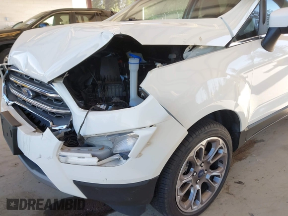 2021 Ford EcoSport Titanium z VIN MAJ6S3KL8MC402081, wystawiony jako IAAI lot #42203667 z przebiegiem 63 159 mil mil oraz . Historia ofert i sprzedaży dostępna na DreamBid. Obrazek 6.