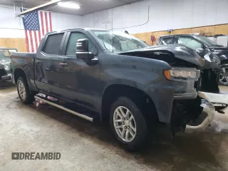 2021 Chevrolet Silverado 1500 LT with VIN 1GCUYDED1MZ165926, listed as a Copart auction lot 48159085 with 58,618 mi miles and Salvage Title. Bid and sale history available at DreamBid. Image 4.