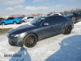 2018 Audi S4 Prestige with VIN WAUC4AF44JA127683, listed as a Copart auction lot 87794065 with 95,729 mi miles and Salvage Title. Bid and sale history available at carsss.com. Image 1.