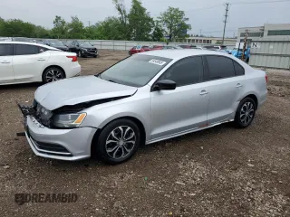 2015 Volkswagen Jetta S with VIN 3VW1K7AJ9FM311069, listed as a Copart auction lot 59540965 with 168,945 mi miles and Salvage title. Bid and sale history available at DreamBid. Image 1.