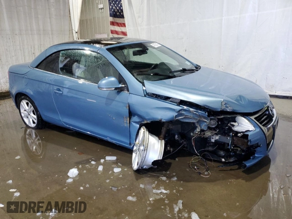 2007 Volkswagen Eos 2.0T with VIN WVWFA71F27V016605, listed as a Copart auction lot 42120195 with 110,788 mi miles and Salvage Title. Bid and sale history available at DreamBid. Image 4.