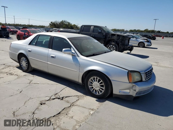 2003 Cadillac DeVille DHS z VIN 1G6KE54Y13U124690, wystawiony jako Copart lot #73757984 z przebiegiem 101 286 mil mil oraz Szkoda całkowita • Salvage title. Historia ofert i sprzedaży dostępna na DreamBid. Obrazek 4.