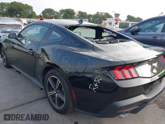 2024 Ford Mustang EcoBoost with VIN 1FA6P8TH0R5136513, listed as a IAAI auction lot 42154861 with 9,281 mi miles and . Bid and sale history available at DreamBid. Image 3.