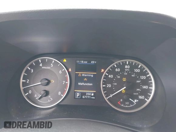 2020 Nissan Sentra S with VIN 3N1AB8BV9LY251683, listed as a IAAI auction lot 41740222 with 67,771 mi miles. Bid and sale history available at carsss.com. Image 7.