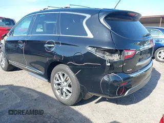 2015 Infiniti QX60 with VIN 5N1AL0MM9FC505692, listed as a IAAI auction lot 42137655 with 162,077 mi miles and . Bid and sale history available at DreamBid. Image 3.