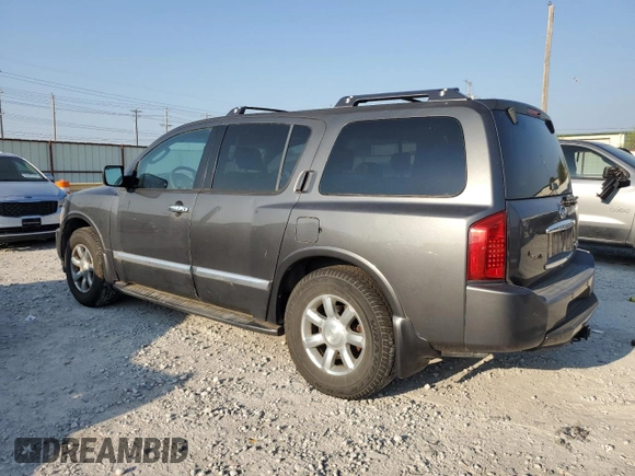 2005 Infiniti QX56 with VIN 5N3AA08C95N802463, listed as a Copart auction lot 66184954 with 206,899 mi miles and Clean Title. Bid and sale history available at carsss.com. Image 2.