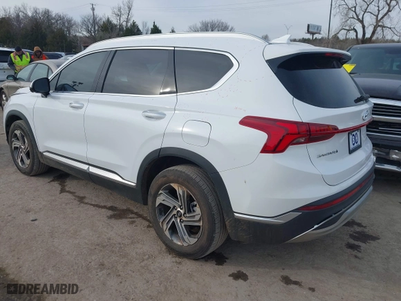 2023 Hyundai Santa Fe SEL with VIN 5NMS34AJ6PH632185, listed as a IAAI auction lot 41238348 with 14,034 mi miles. Bid and sale history available at carsss.com. Image 3.