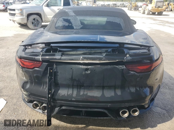 2024 Jaguar F-Type with VIN SAJD55FE3RCK83817, listed as a Copart auction lot 76881334 with 14,855 mi miles and Non Repairable. Bid and sale history available at DreamBid. Image 6.