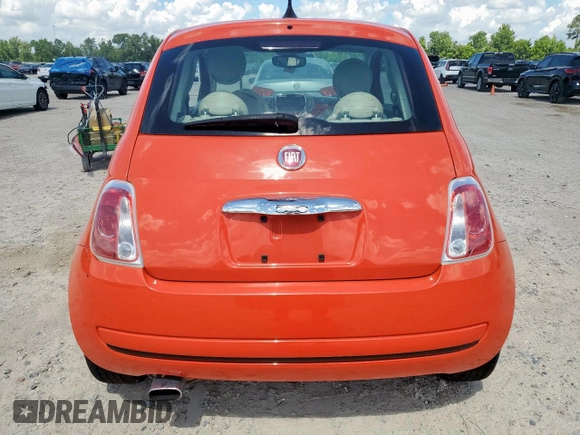2017 FIAT 500 Pop with VIN 3C3CFFKR8HT508911, listed as a Copart auction lot 62008865 with 70,397 mi miles and Clean title. Bid and sale history available at DreamBid. Image 6.