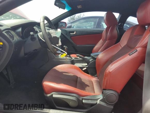 2013 Hyundai Genesis Coupe R-Spec z VIN KMHHU6KJ9DU097094, wystawiony jako Copart lot #60881695 z przebiegiem 88 542 mil mil oraz Szkoda całkowita • Salvage title. Historia ofert i sprzedaży dostępna na DreamBid. Obrazek 7.